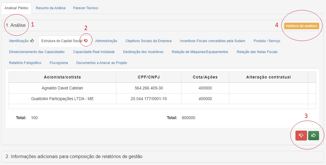 IDENTIFICANDO - SETOR & ANALISTAS RESPONSÁVEIS