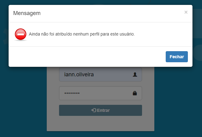 Erro Login 2